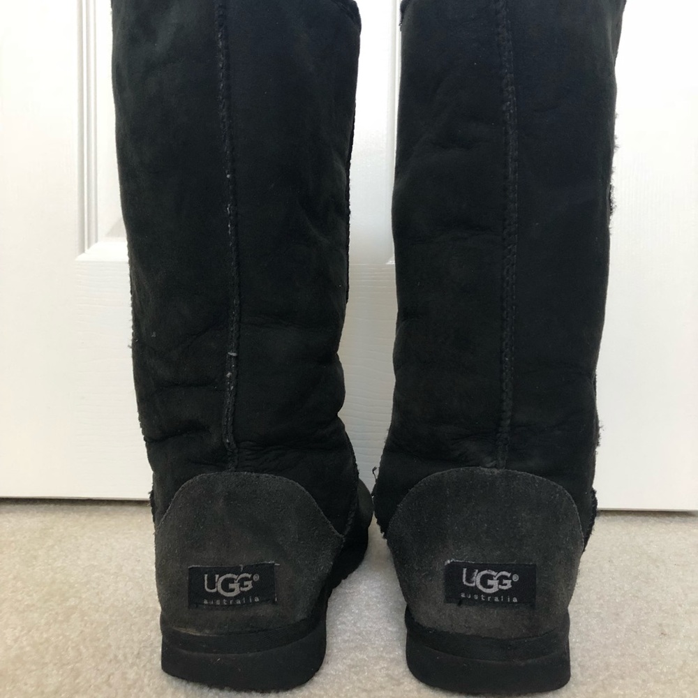 Black mid-calf UGGs